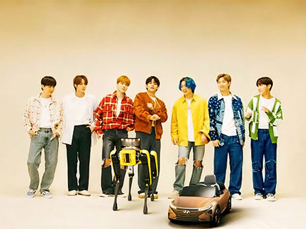 BTSの振り付けをまねるスポット(現代自提供)