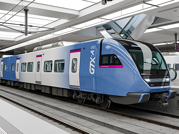 GTXーAの車体のデザイン案(韓国国土交通省提供)