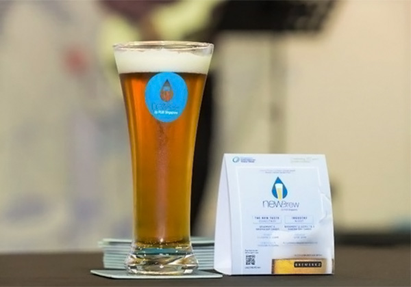 18年開催のSIWWで「再生水を利用したビール醸造は世界初」として振る舞い、好評を得た。復活を望む声に応え20年にクラフトビールを製造・小売りする予定だったが、新型コロナウイルスの影響で延期されていた。(20年2月、SIWWの公式ホームページより)